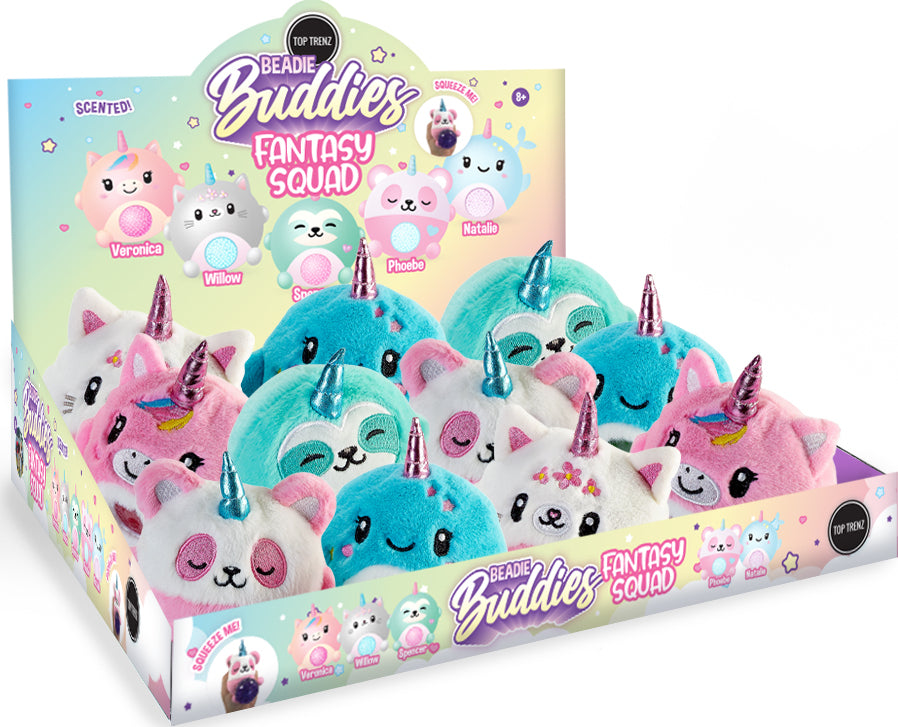 Beadie Buddies Fantasy Squad - Sensory Plush Squishy Toy