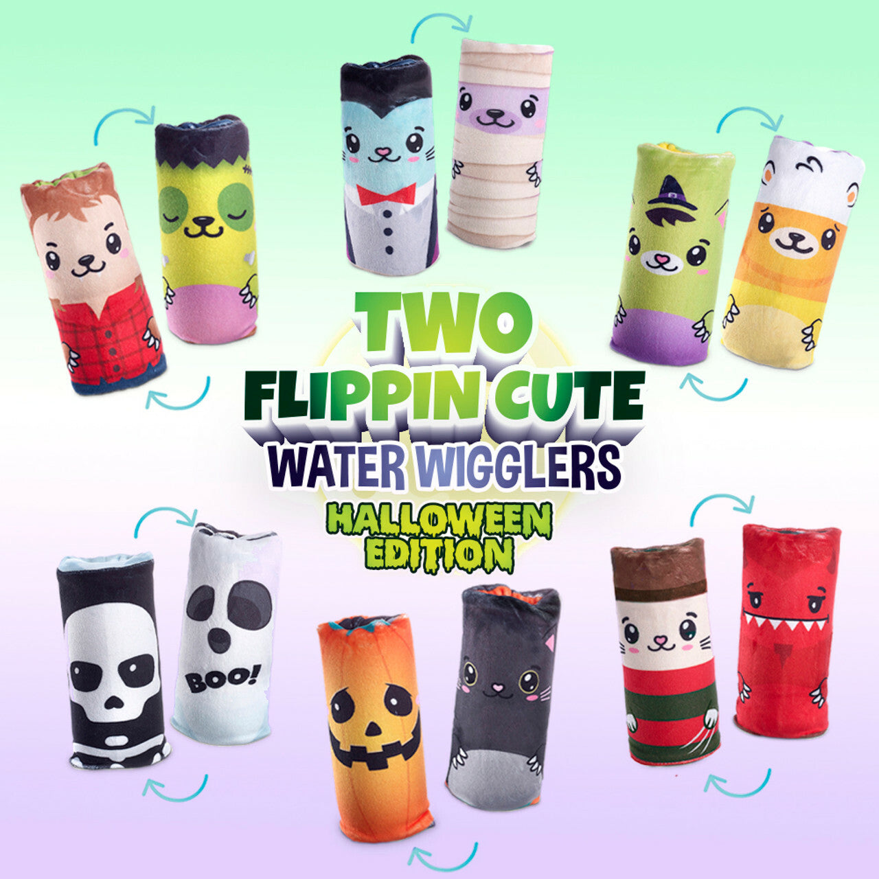 Two Flippin&#39; Cute - Plush Water Wiggler Halloween Edition
