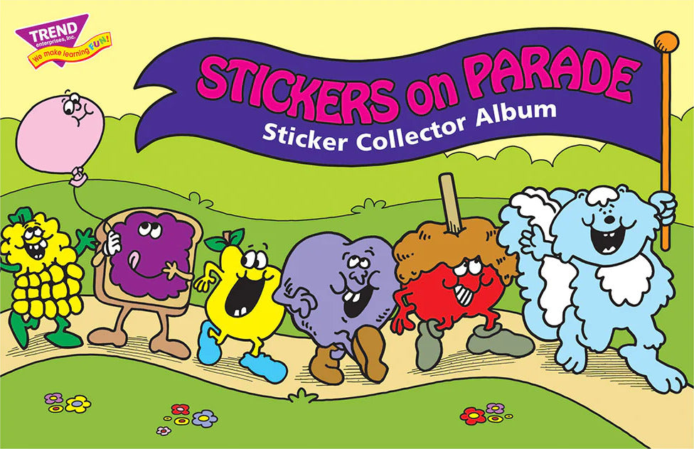 Stickers on Parade Sticker Collector Album Sticker Collector Albums, 16 pages, 8.5&quot; x 5.5&quot;