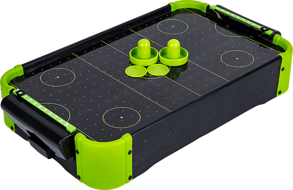 Neon Tabletop Air Hockey Game 20&quot;x12.25&quot;