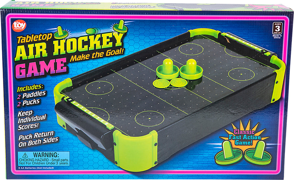 Neon Tabletop Air Hockey Game 20"x12.25"