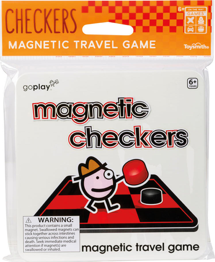 On the Way Games Magnetic Checkers 