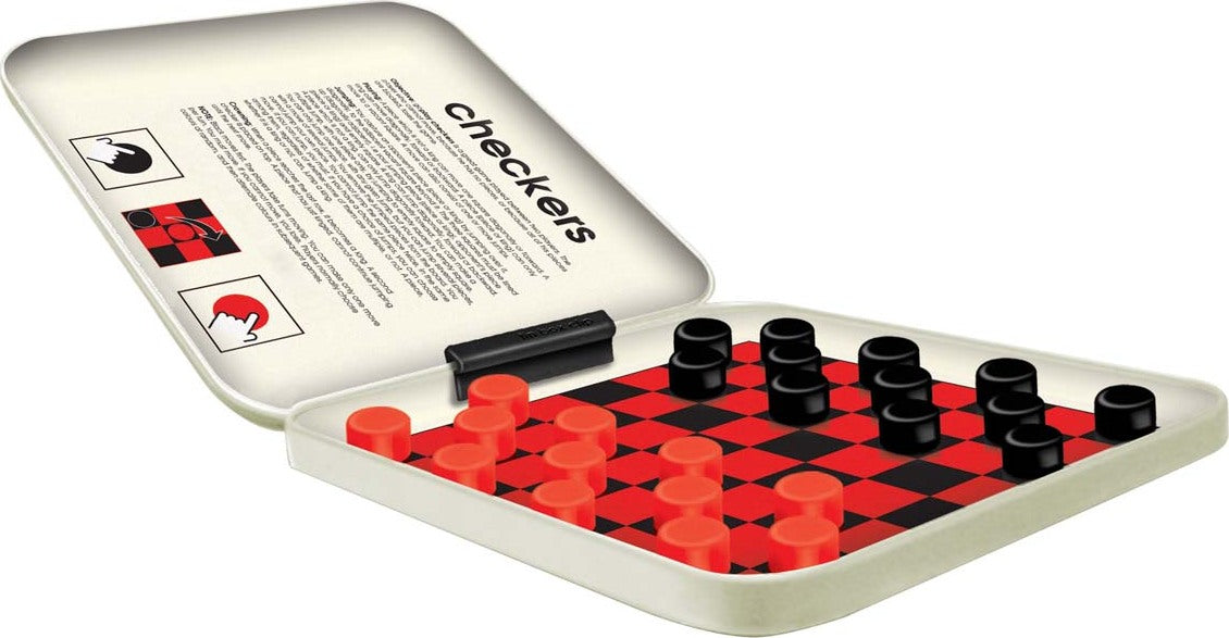 On the Way Games Magnetic Checkers 