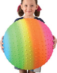 Rainbow Knobby Ball /18 inch (sold single)