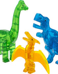 MAGNA-TILES Dinos 5-Piece Magnetic Construction Set, The ORIGINAL Magnetic Building Brand